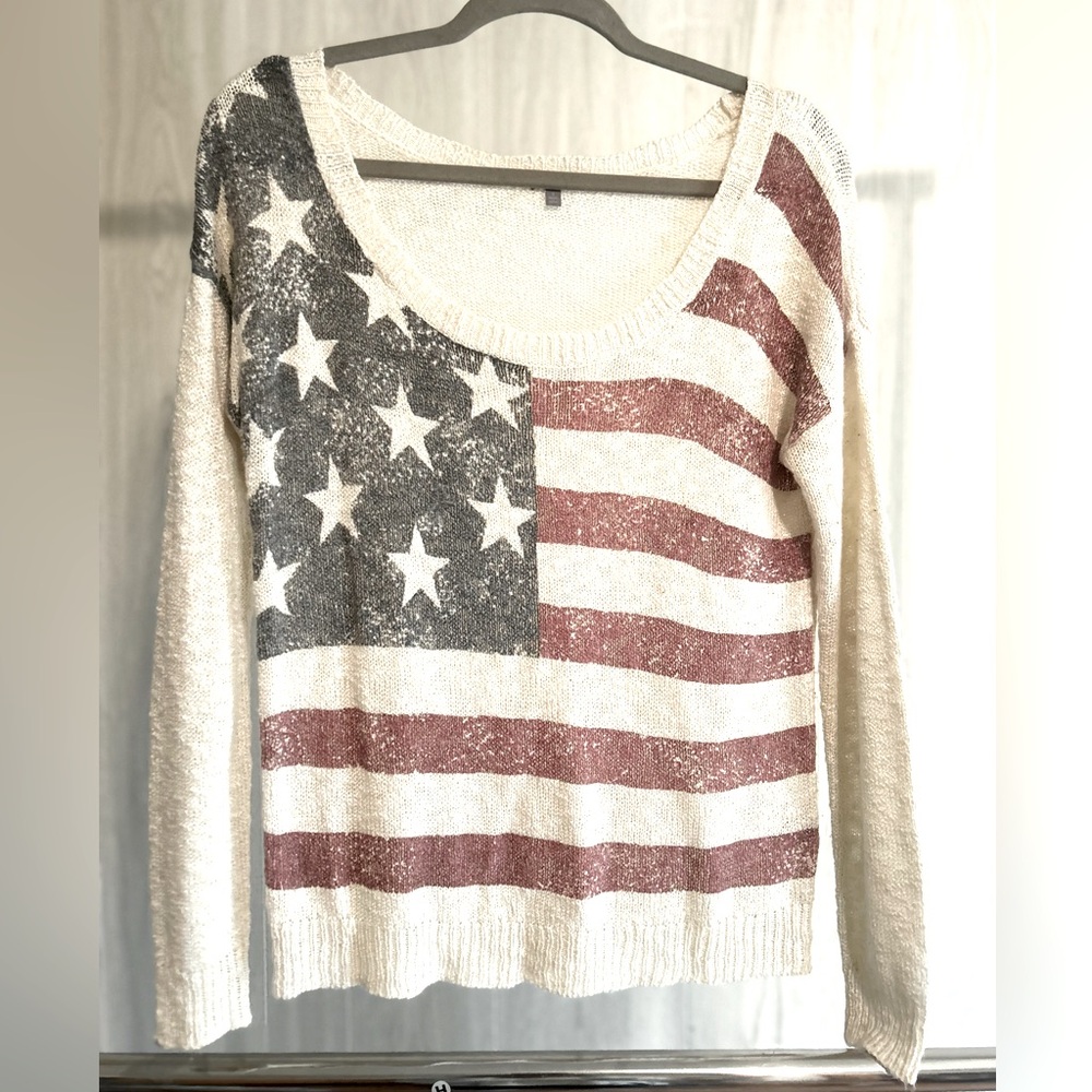 American Flag Sweater